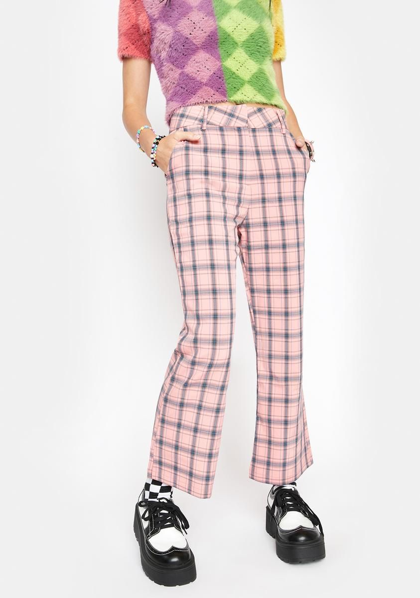 Precious Cargo Plaid Pants sold by Dolls Kill