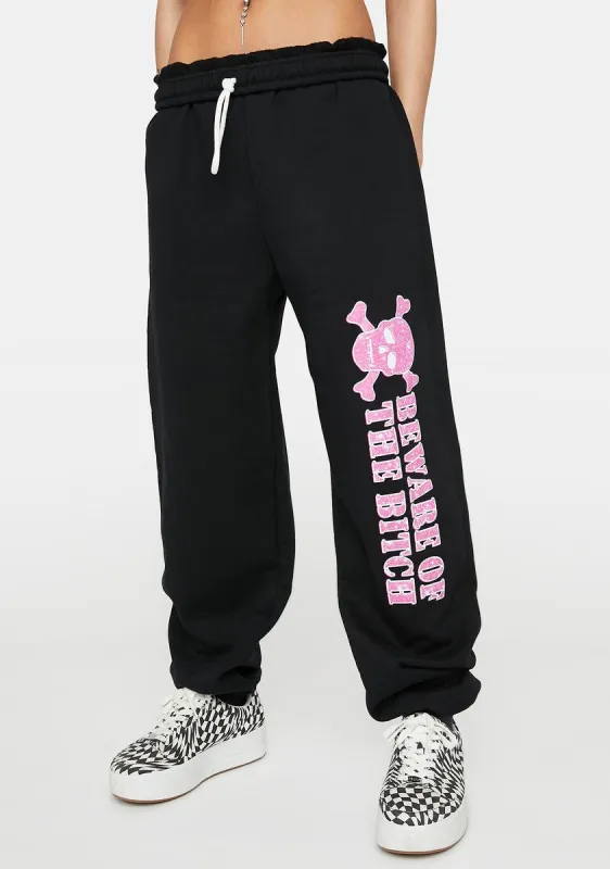 Beware Sweatpants sold by Dolls Kill