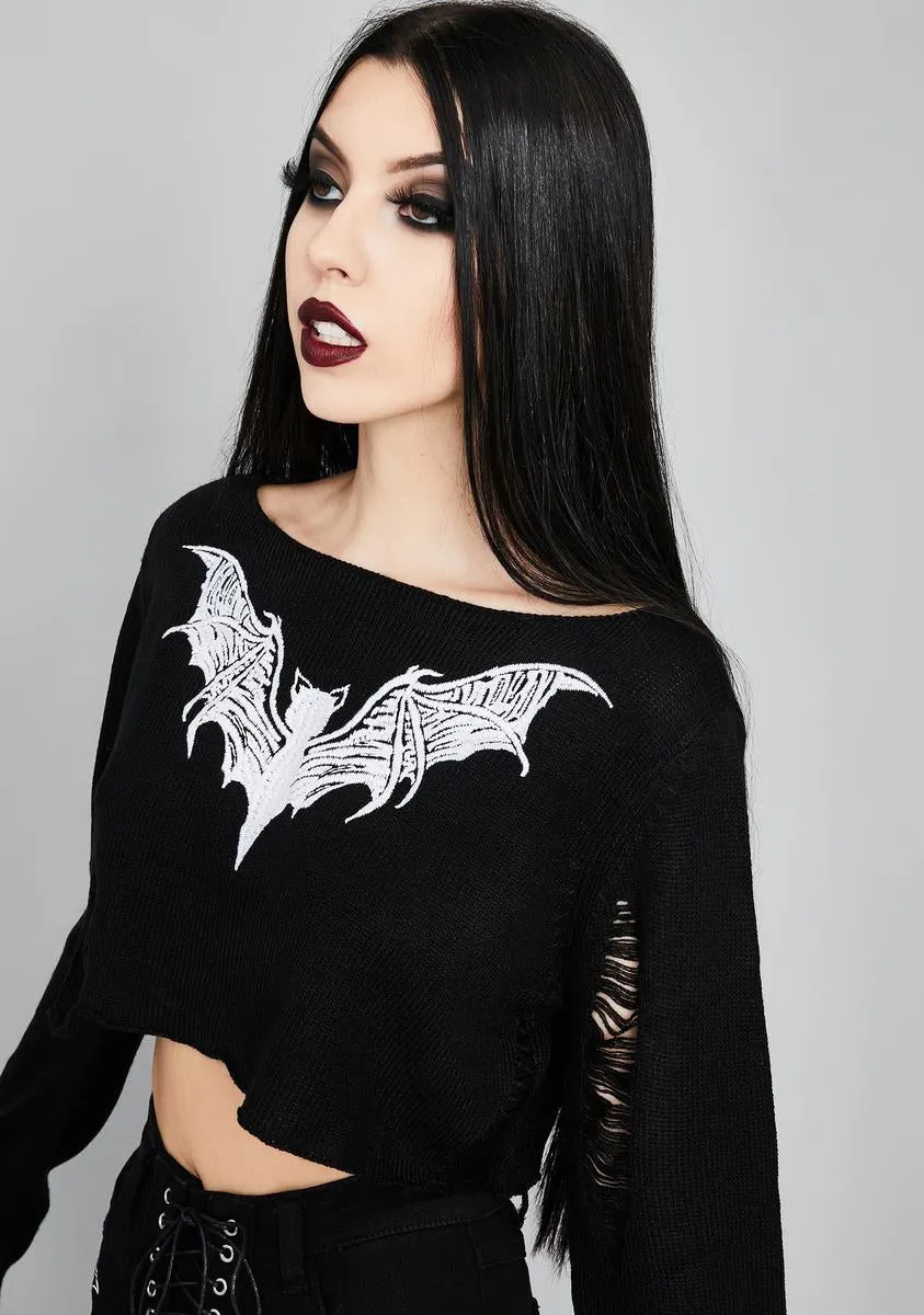 Kindred Spirits Crop Sweater sold by Dolls Kill product image thumbnail 2