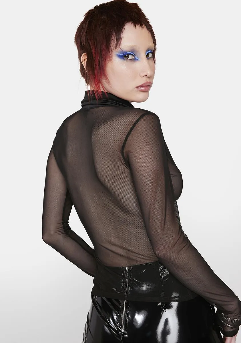 Zero Hours Sheer Shirt sold by Dolls Kill product image thumbnail 4