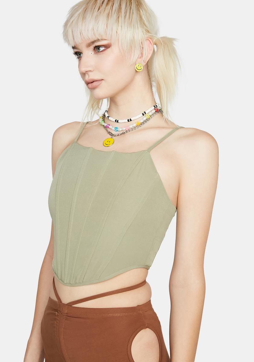 Strappy Corset Top sold by Dolls Kill product image thumbnail 2