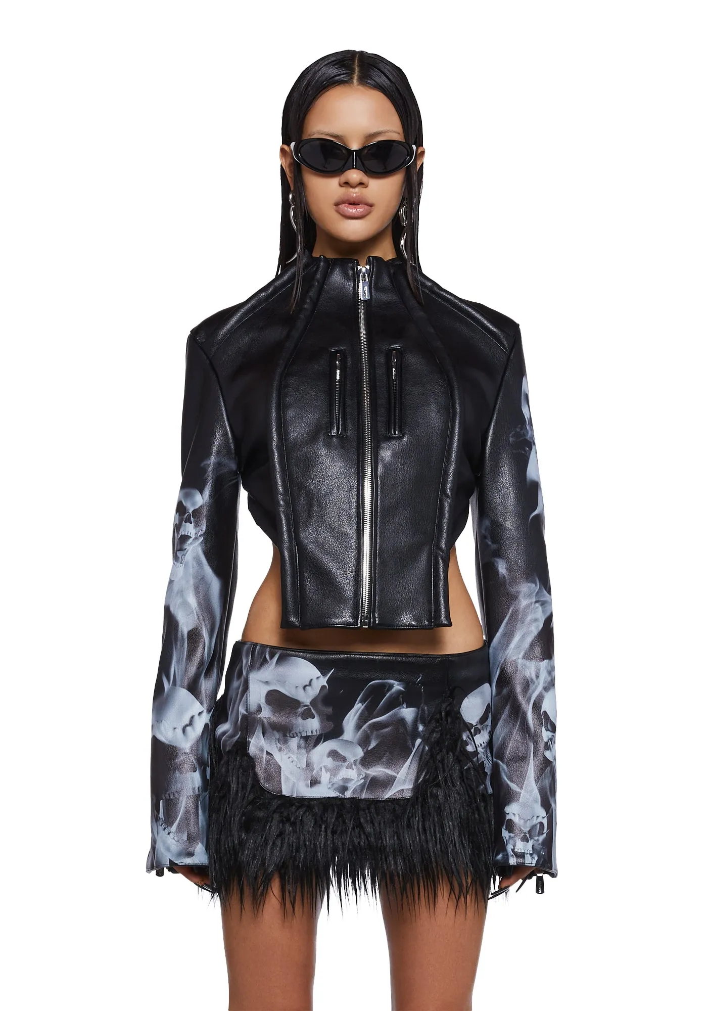 Inferno Open Back Jacket sold by Dolls Kill