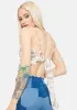 Finally Found You Paisley Crop Top sold by Dolls Kill