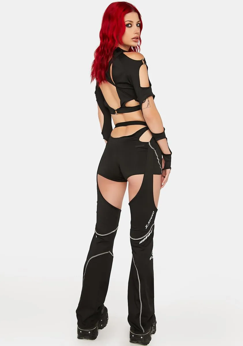 X-Speed Cut-Out Pants sold by Dolls Kill product image thumbnail 4