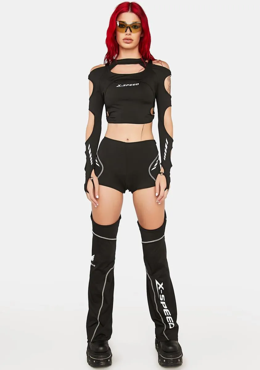 X-Speed Cut-Out Pants sold by Dolls Kill product image thumbnail 3