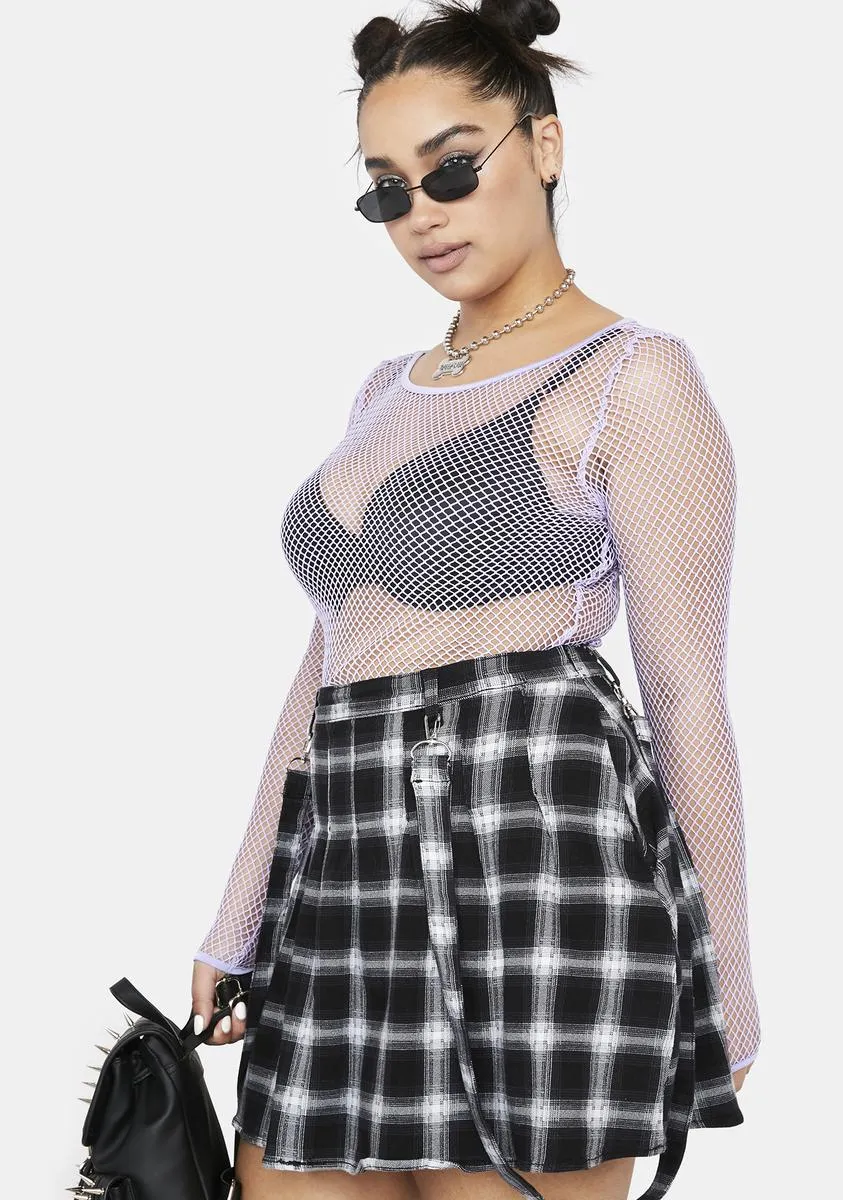 Plus Lilac Won't Forget Ya Crop Top sold by Dolls Kill product image thumbnail 2