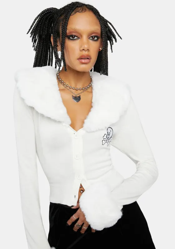 Friendlier Than Most Cardigan Top sold by Dolls Kill