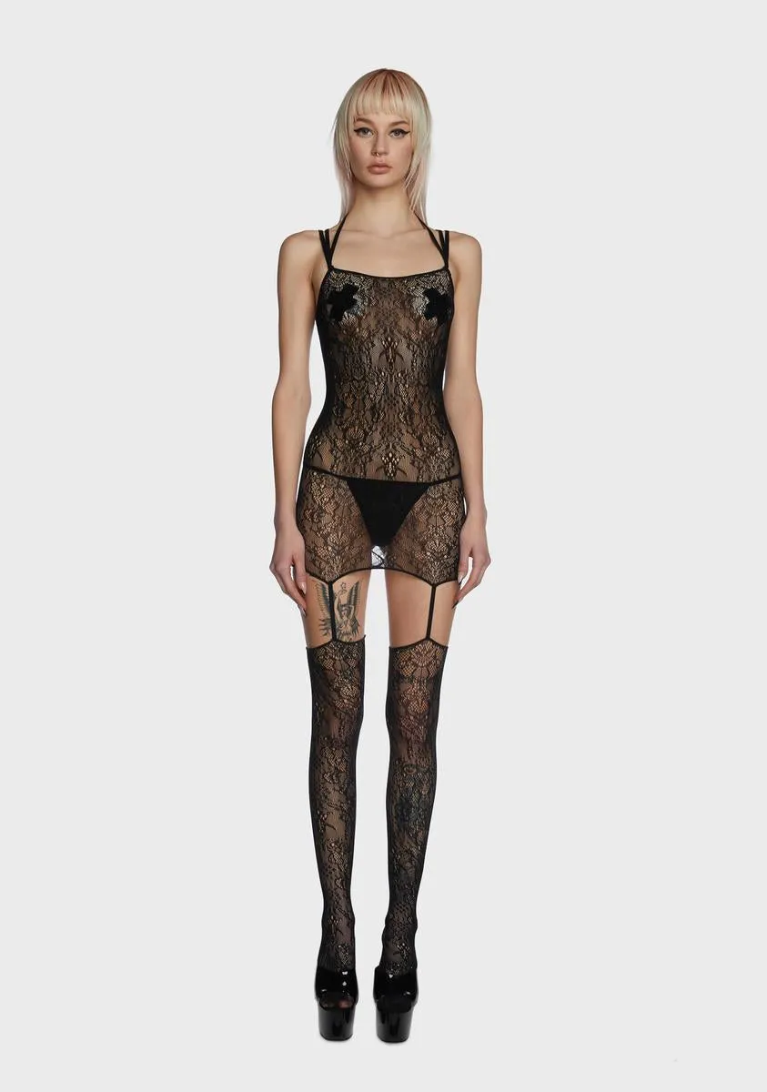 Not My Goodies Garter Dress sold by Dolls Kill