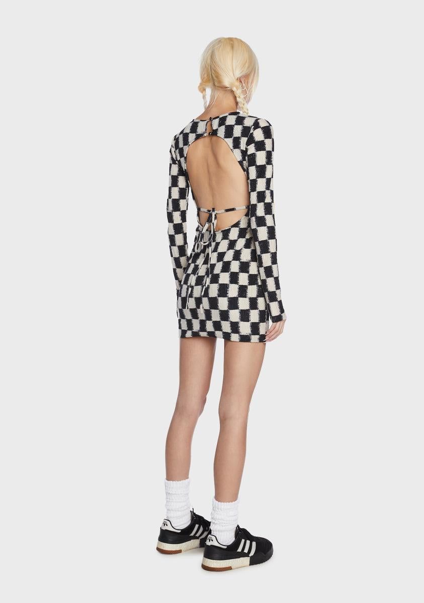 Checkered Mini Dress sold by Dolls Kill product image thumbnail 5