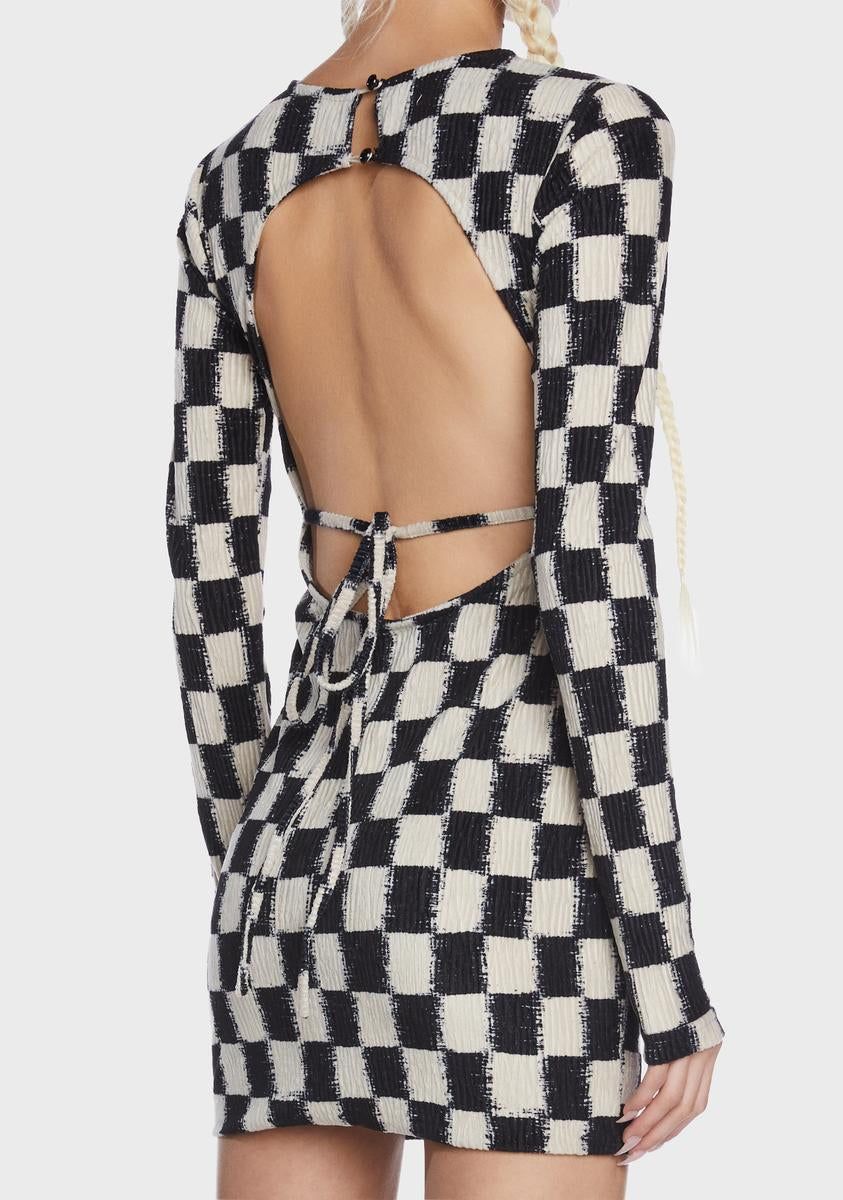 Checkered Mini Dress sold by Dolls Kill product image thumbnail 2