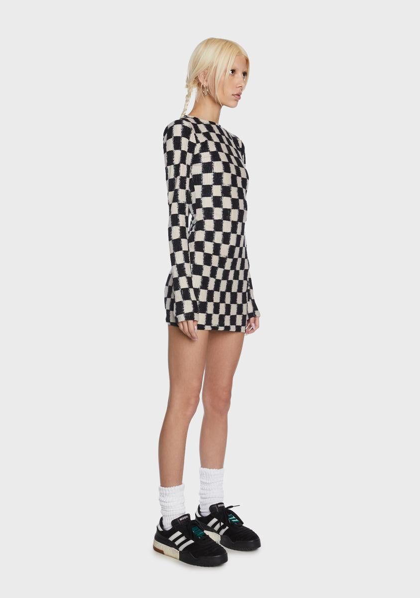 Checkered Mini Dress sold by Dolls Kill product image thumbnail 3
