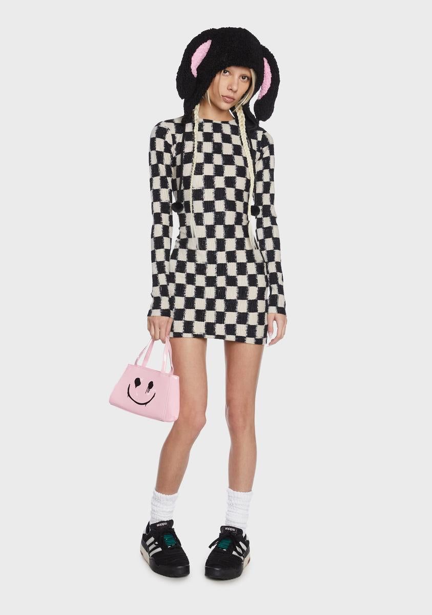 Checkered Mini Dress sold by Dolls Kill product image thumbnail 4