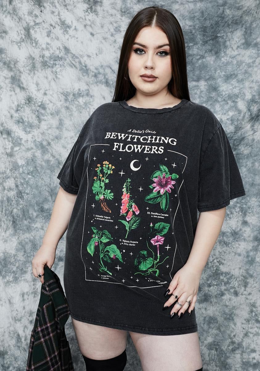 My Essential Herbs Oversized Graphic Tee sold by Dolls Kill