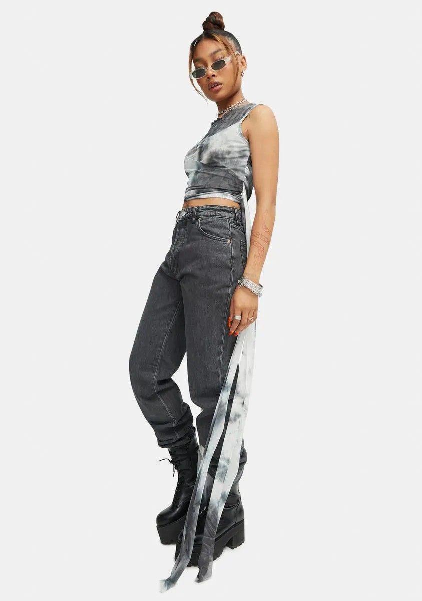 Likely To Misbehave Tie Dye Crop Top sold by Dolls Kill product image thumbnail 2