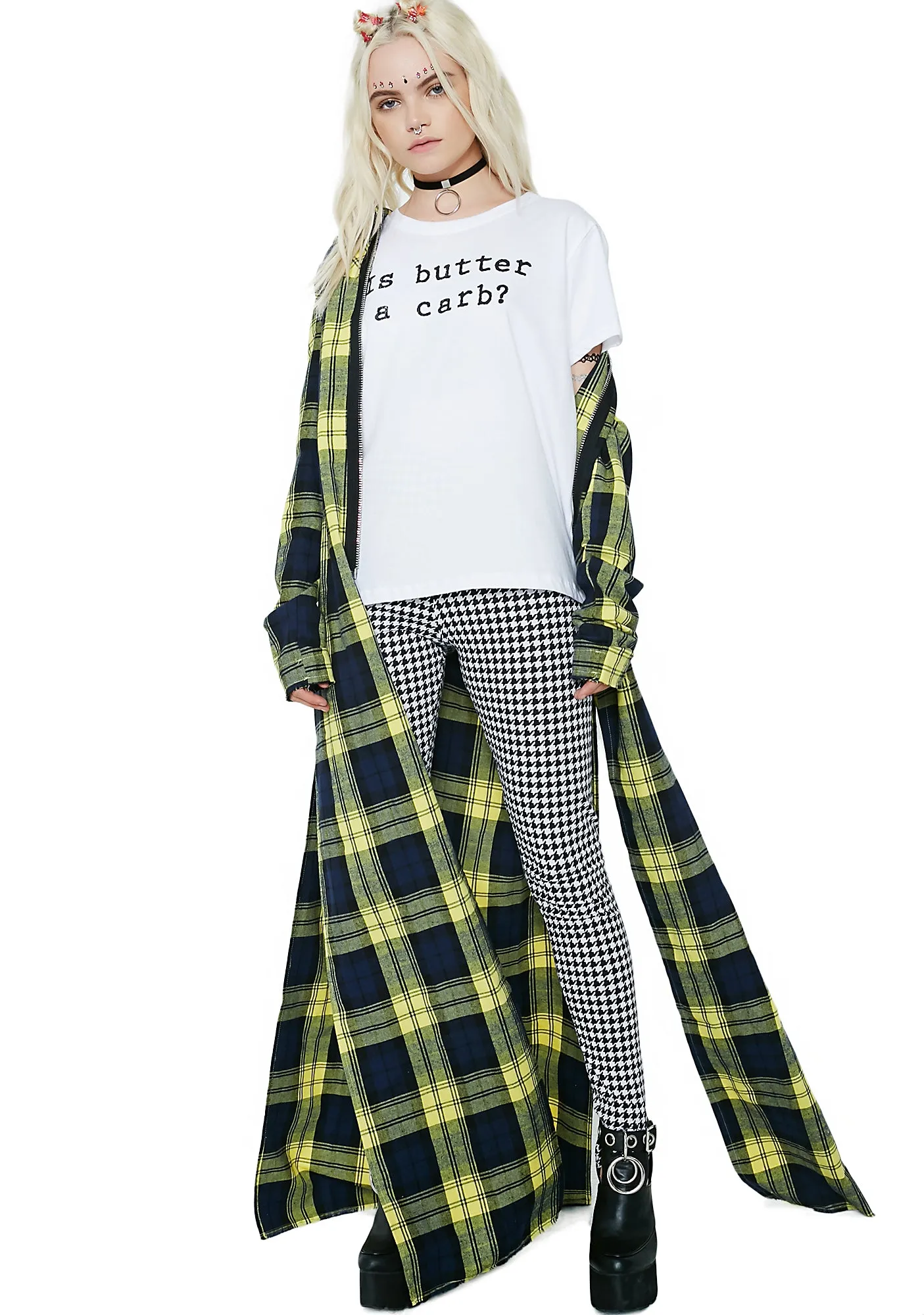 Is Butter A Carb Graphic Tee sold by Dolls Kill product image thumbnail 5