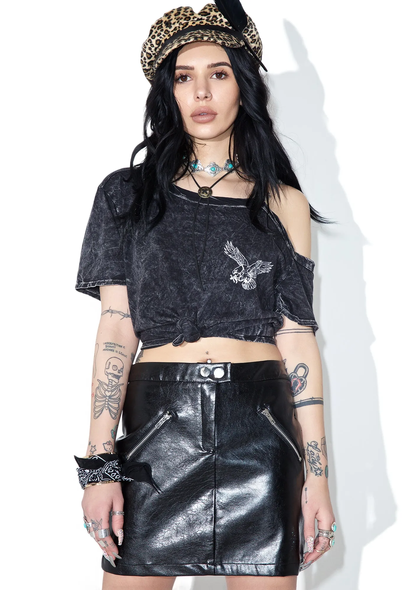 Hagen Moto Skirt sold by Dolls Kill product image thumbnail 2