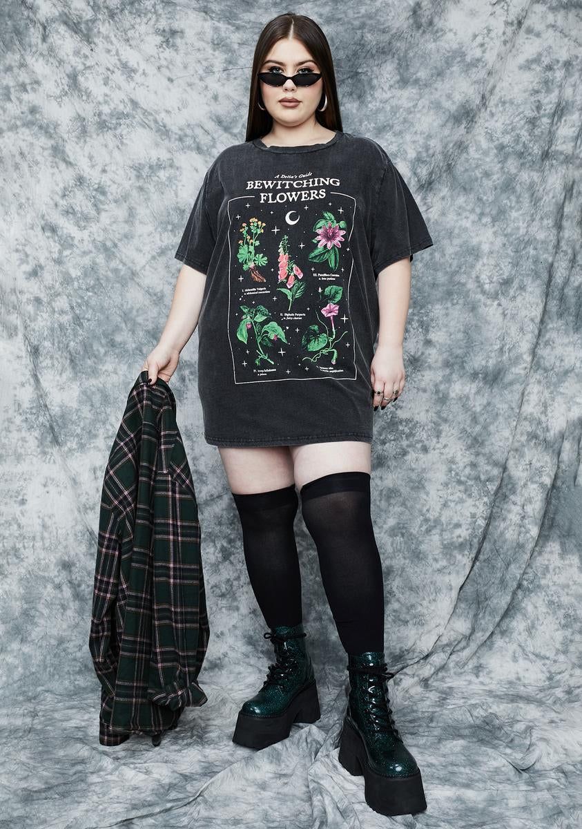 My Essential Herbs Oversized Graphic Tee sold by Dolls Kill product image thumbnail 3