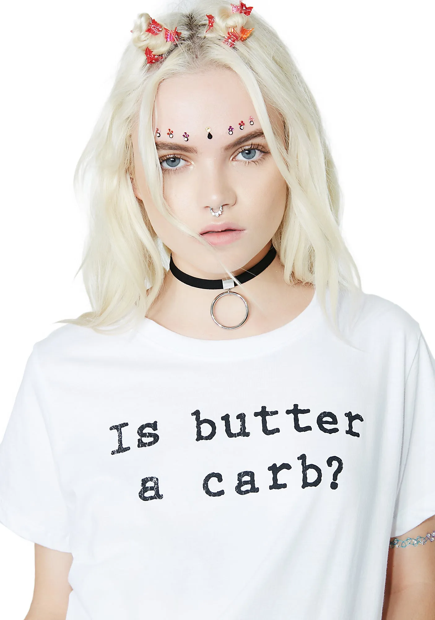 Is Butter A Carb Graphic Tee sold by Dolls Kill