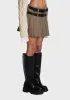 Sepia Preppy Issues Mini Skirt sold by Dolls Kill