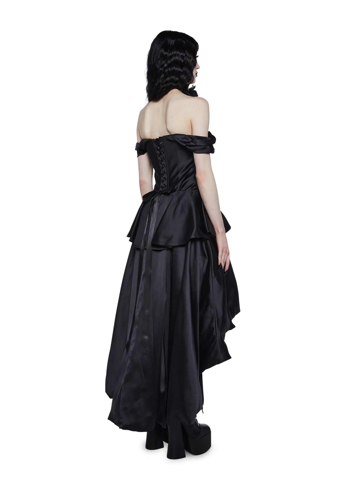 Gilded Shadows High-Low Dress sold by Dolls Kill product image thumbnail 4