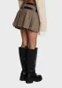 Sepia Preppy Issues Mini Skirt sold by Dolls Kill