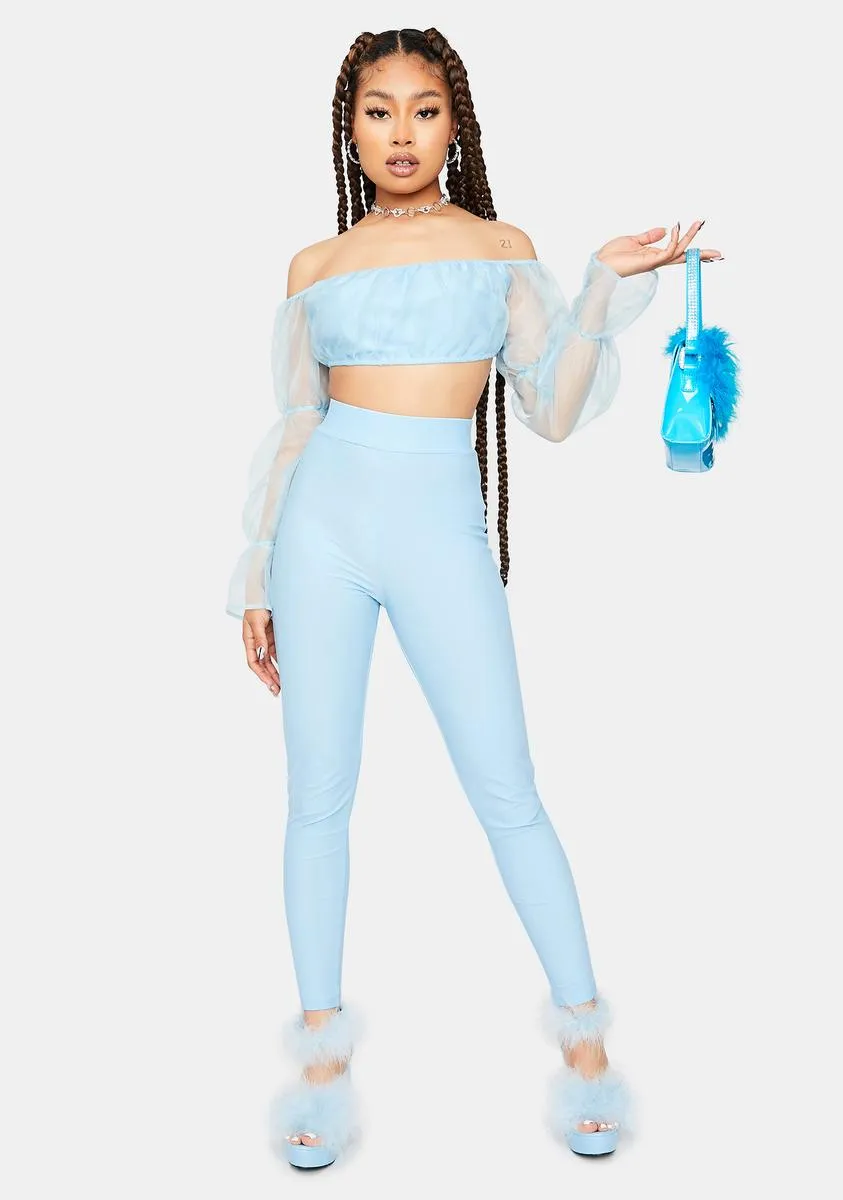 It's A Serve Organza Top And Leggings Set sold by Dolls Kill product image thumbnail 2