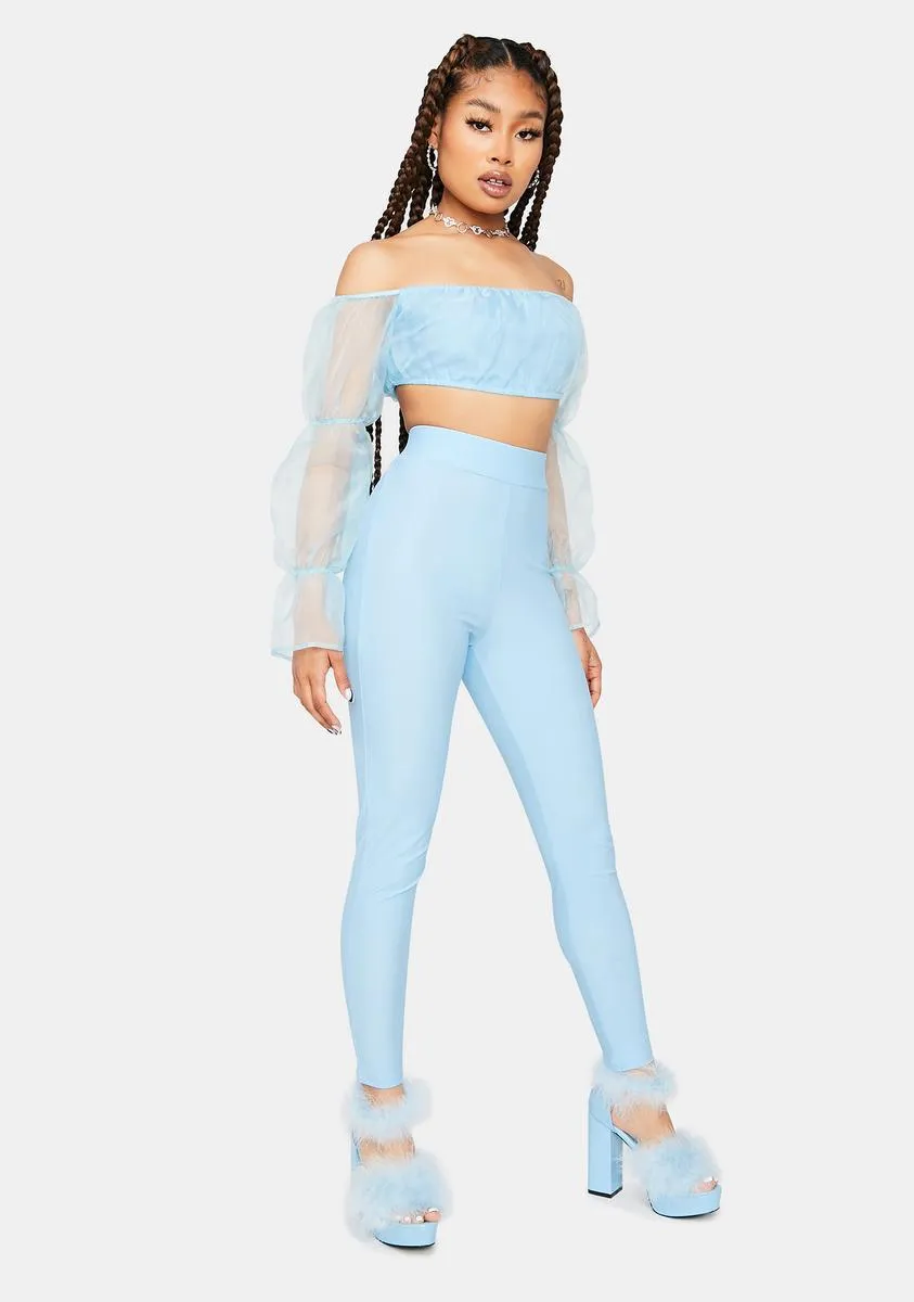 It's A Serve Organza Top And Leggings Set sold by Dolls Kill product image thumbnail 3
