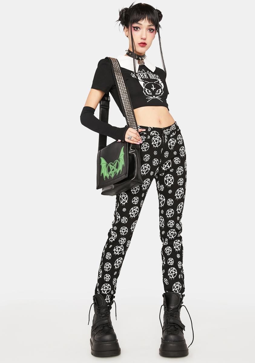 Purr Hell Crop Top sold by Dolls Kill product image thumbnail 3