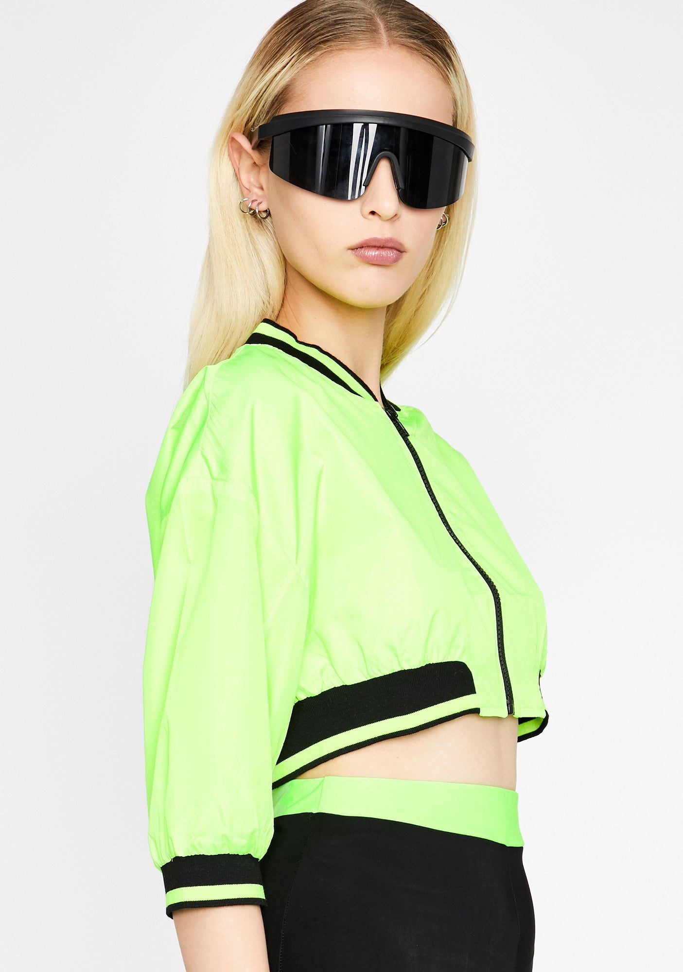Acid Shut Up N' Drive Cropped Jacket sold by Dolls Kill product image thumbnail 2