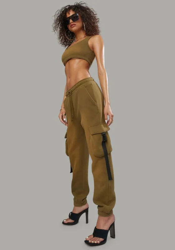 Category Is Fierce Cargo Joggers Set sold by Dolls Kill