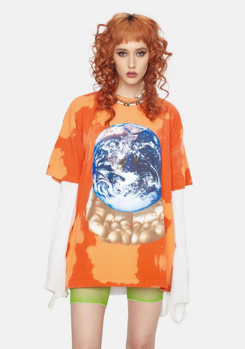 Our Planet Is In Our Hands Graphic Tee sold by Dolls Kill