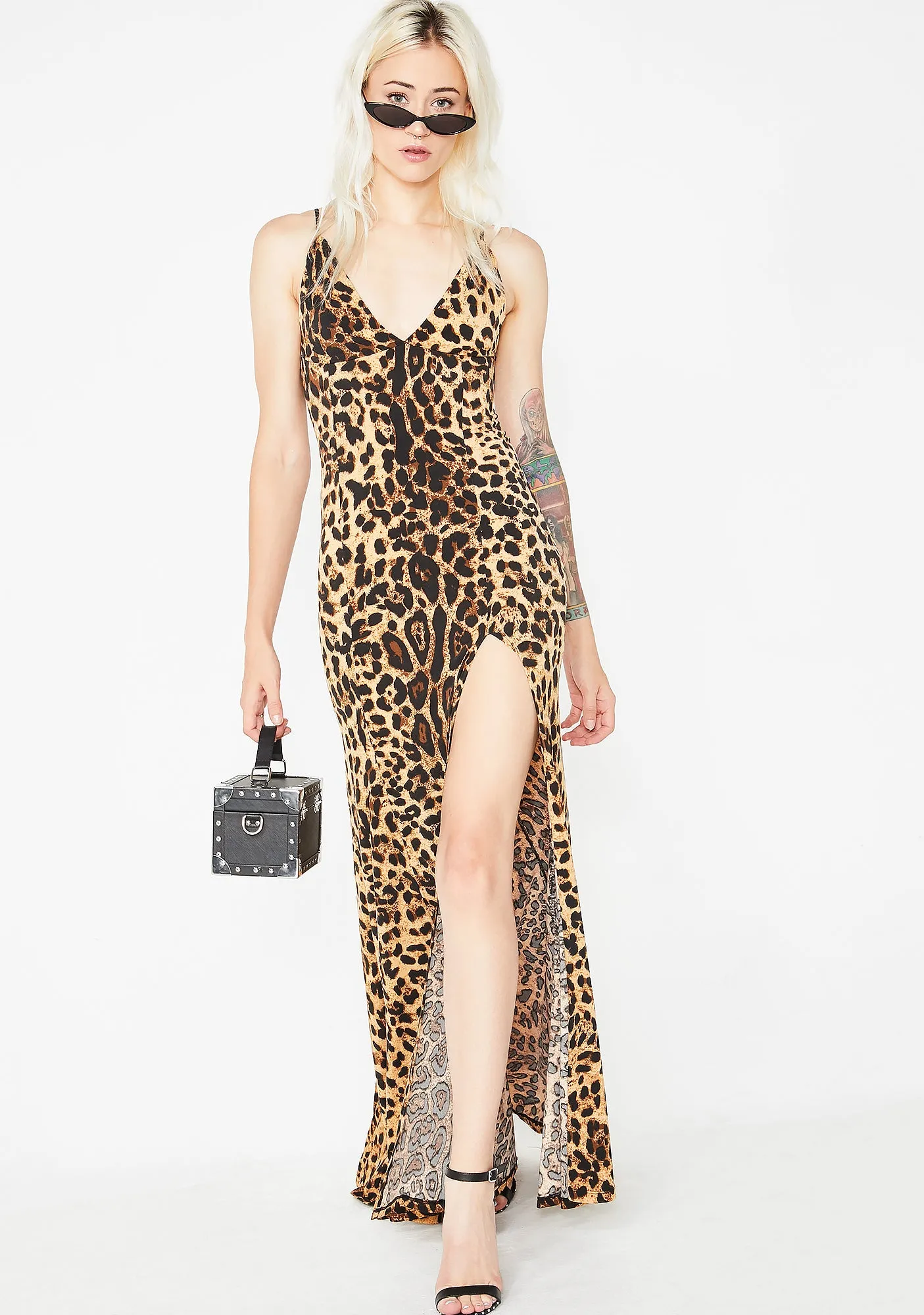 Furiously Fierce Leopard Dress sold by Dolls Kill