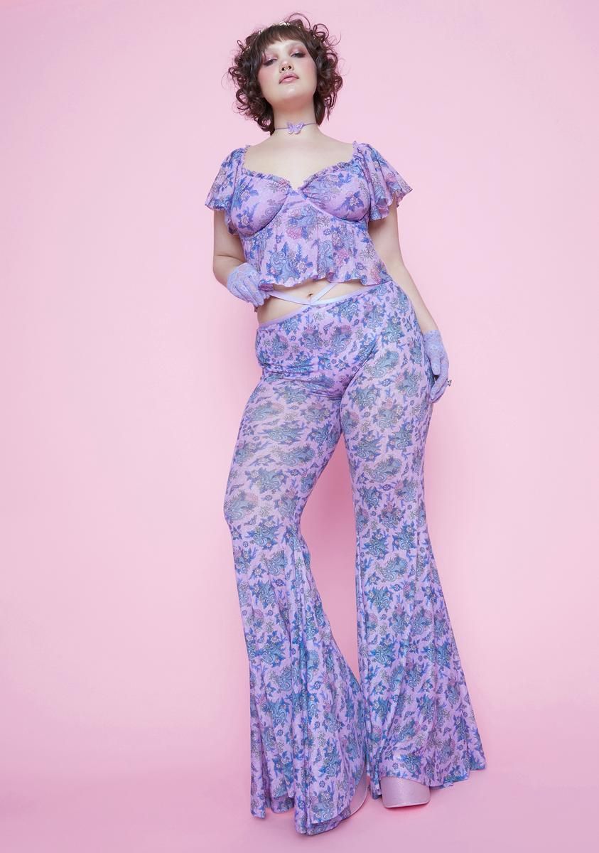 Bb Are We Human Dragon Print Crop Top sold by Dolls Kill product image thumbnail 3