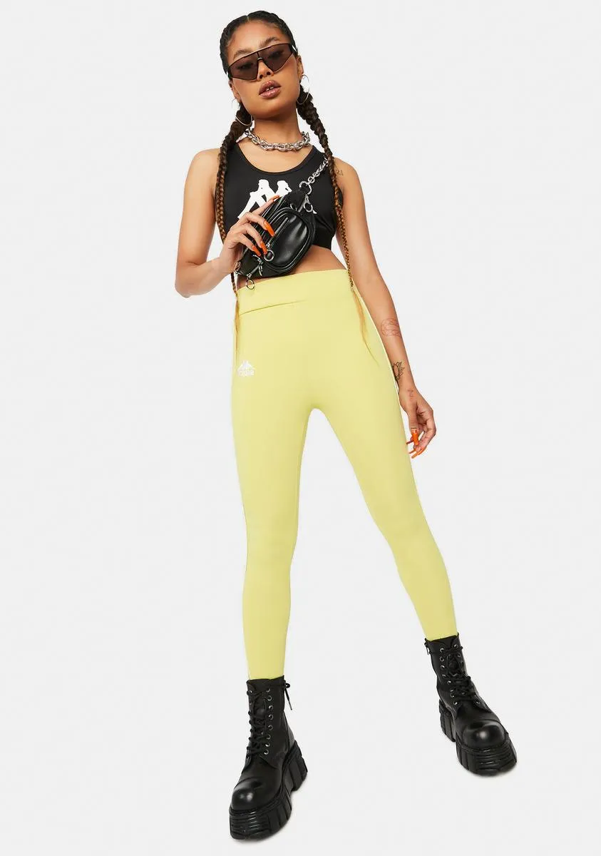 Yellow Lime 222 Banda Bartes Sport Leggings sold by Dolls Kill product image thumbnail 3