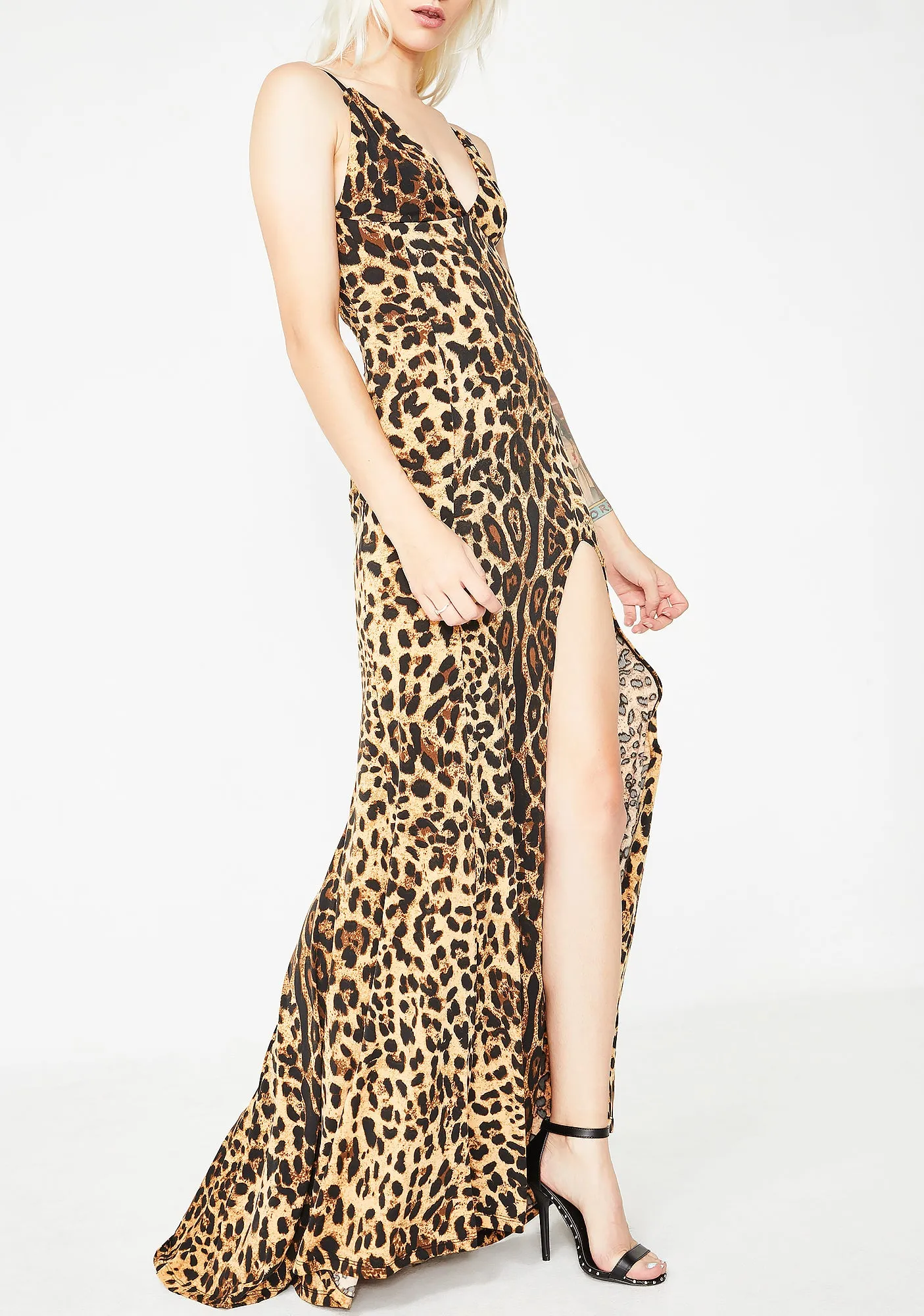 Furiously Fierce Leopard Dress sold by Dolls Kill product image thumbnail 3