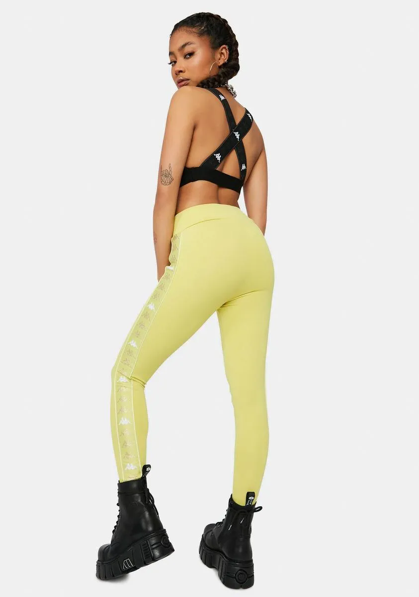 Yellow Lime 222 Banda Bartes Sport Leggings sold by Dolls Kill product image thumbnail 4