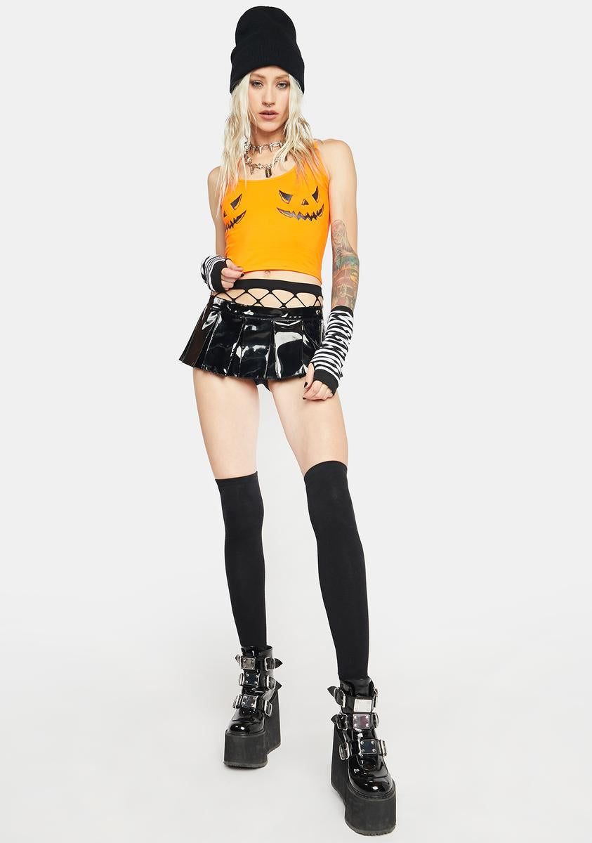 Pumpkin Face Graphic Tank sold by Dolls Kill product image thumbnail 3