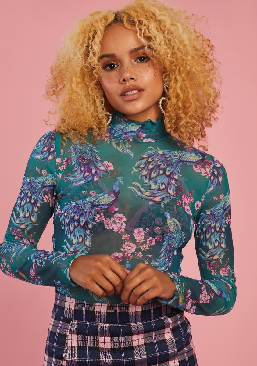 Strut Ur Stuff Mesh Top sold by Dolls Kill