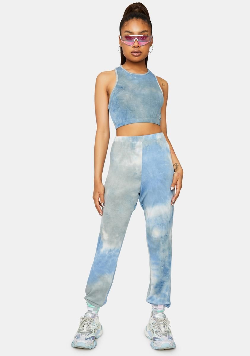 Keep It Chill Tie Dye Joggers Set sold by Dolls Kill product image thumbnail 2