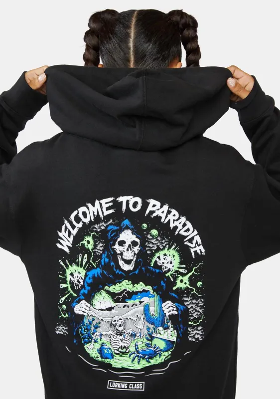 Welcome Graphic Hoodie sold by Dolls Kill