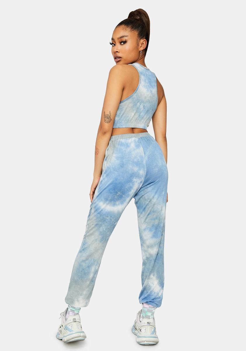 Keep It Chill Tie Dye Joggers Set sold by Dolls Kill product image thumbnail 4