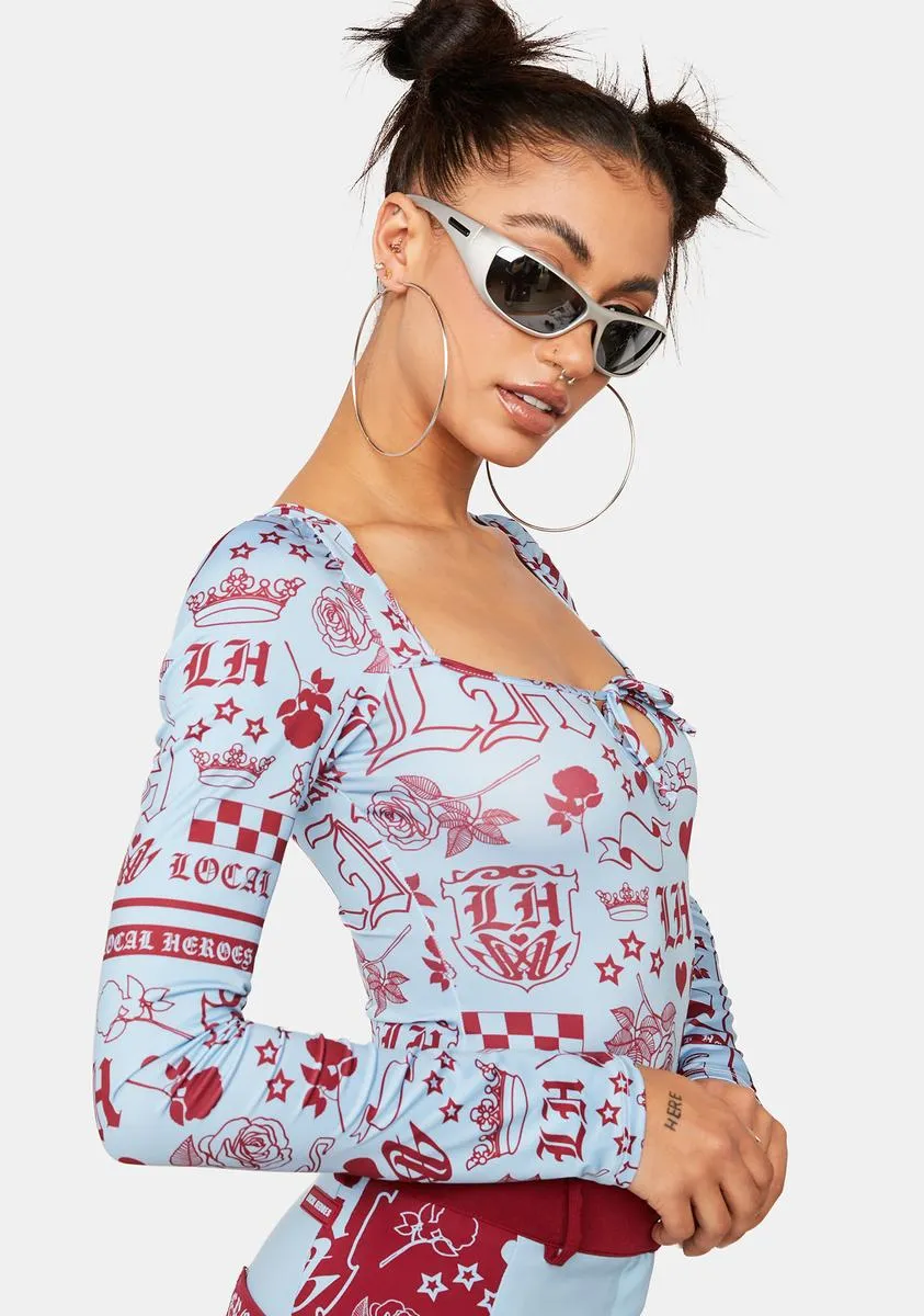 Majesty Long Sleeve Bodysuit sold by Dolls Kill product image thumbnail 2