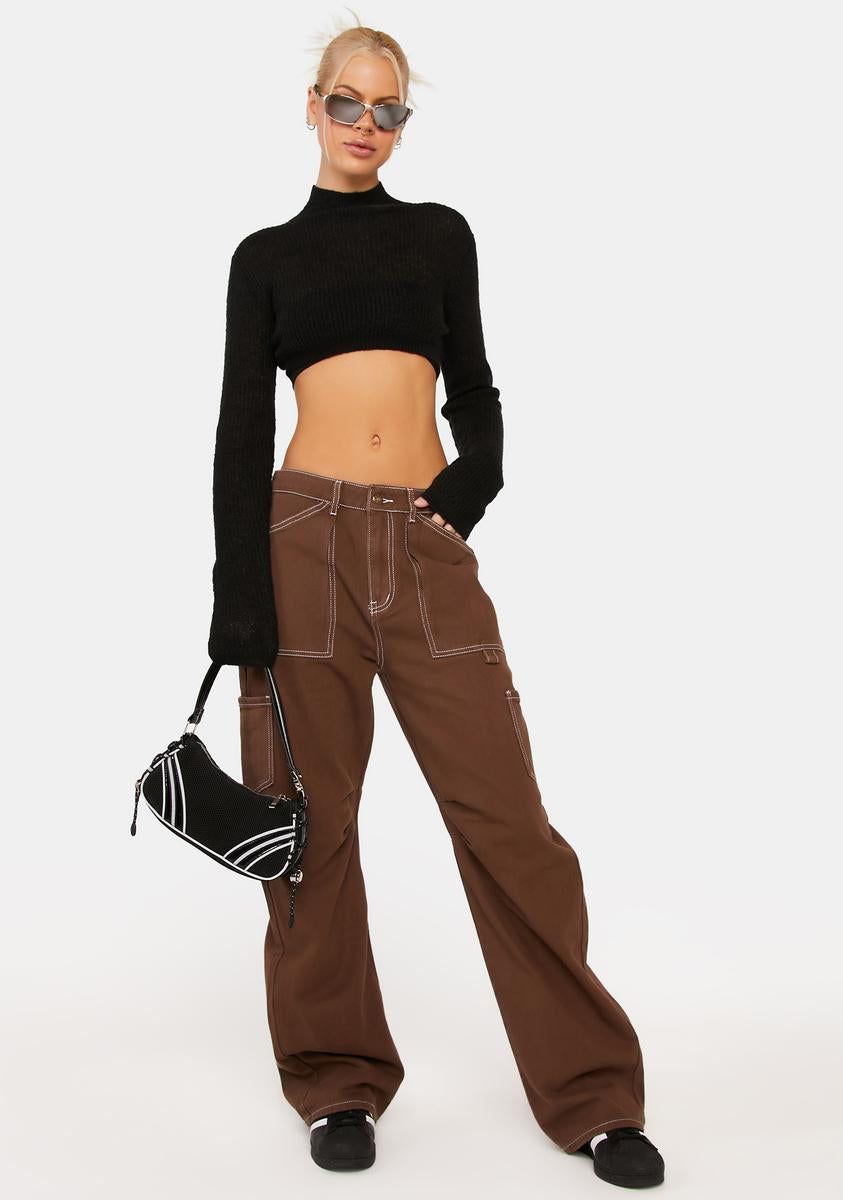 Chocolate Miami Vice Pants sold by Dolls Kill product image thumbnail 2