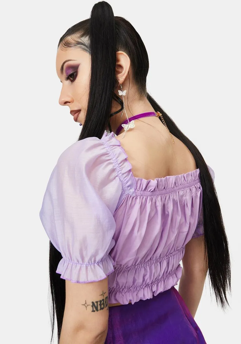 Petal Off The Shoulder Top sold by Dolls Kill product image thumbnail 4