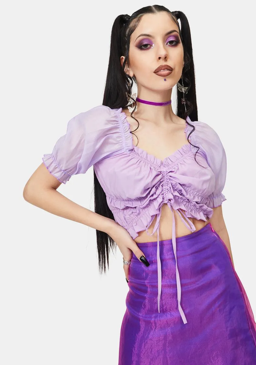 Petal Off The Shoulder Top sold by Dolls Kill