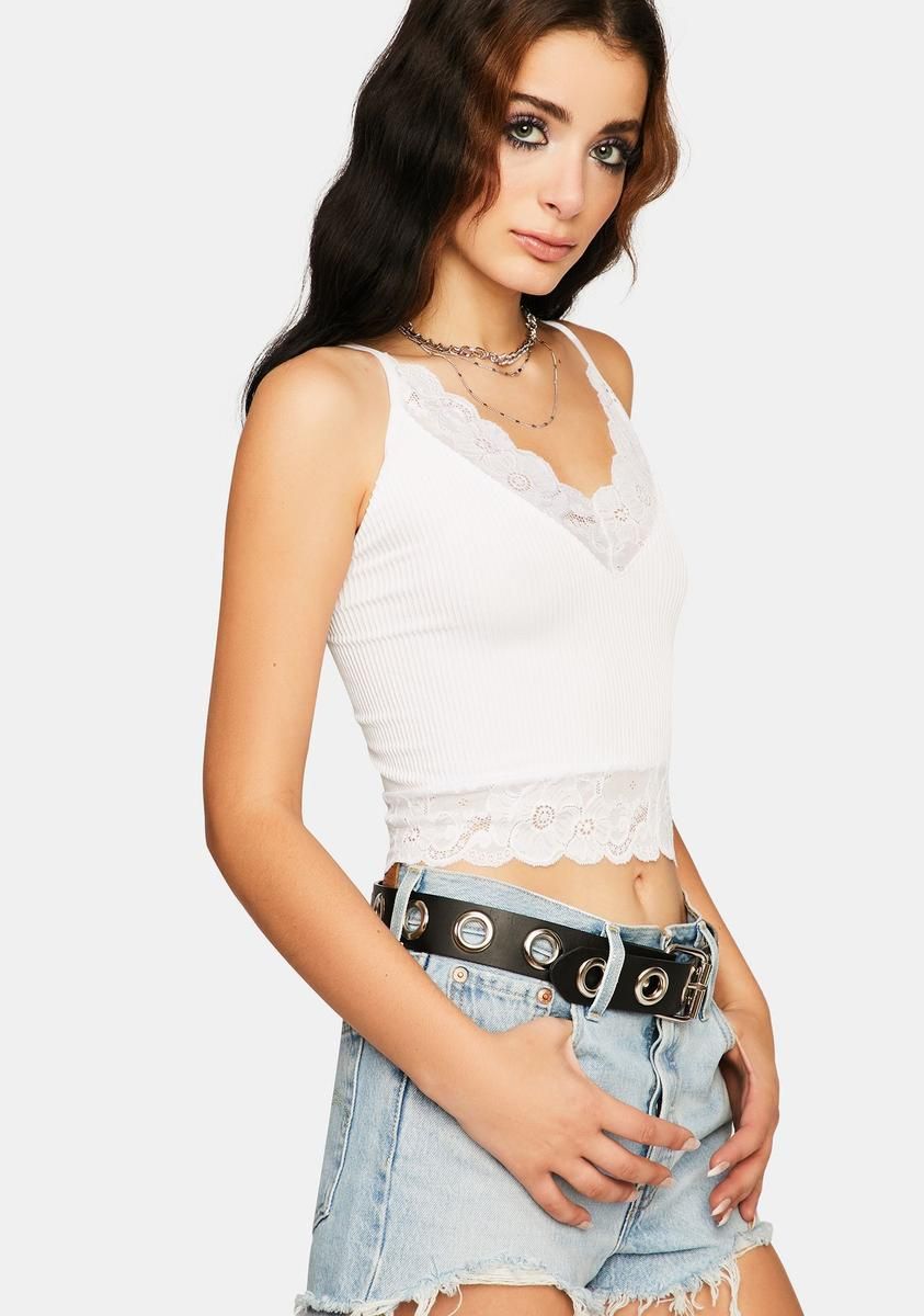 Angel Count On It Lace Tank Top sold by Dolls Kill product image thumbnail 2