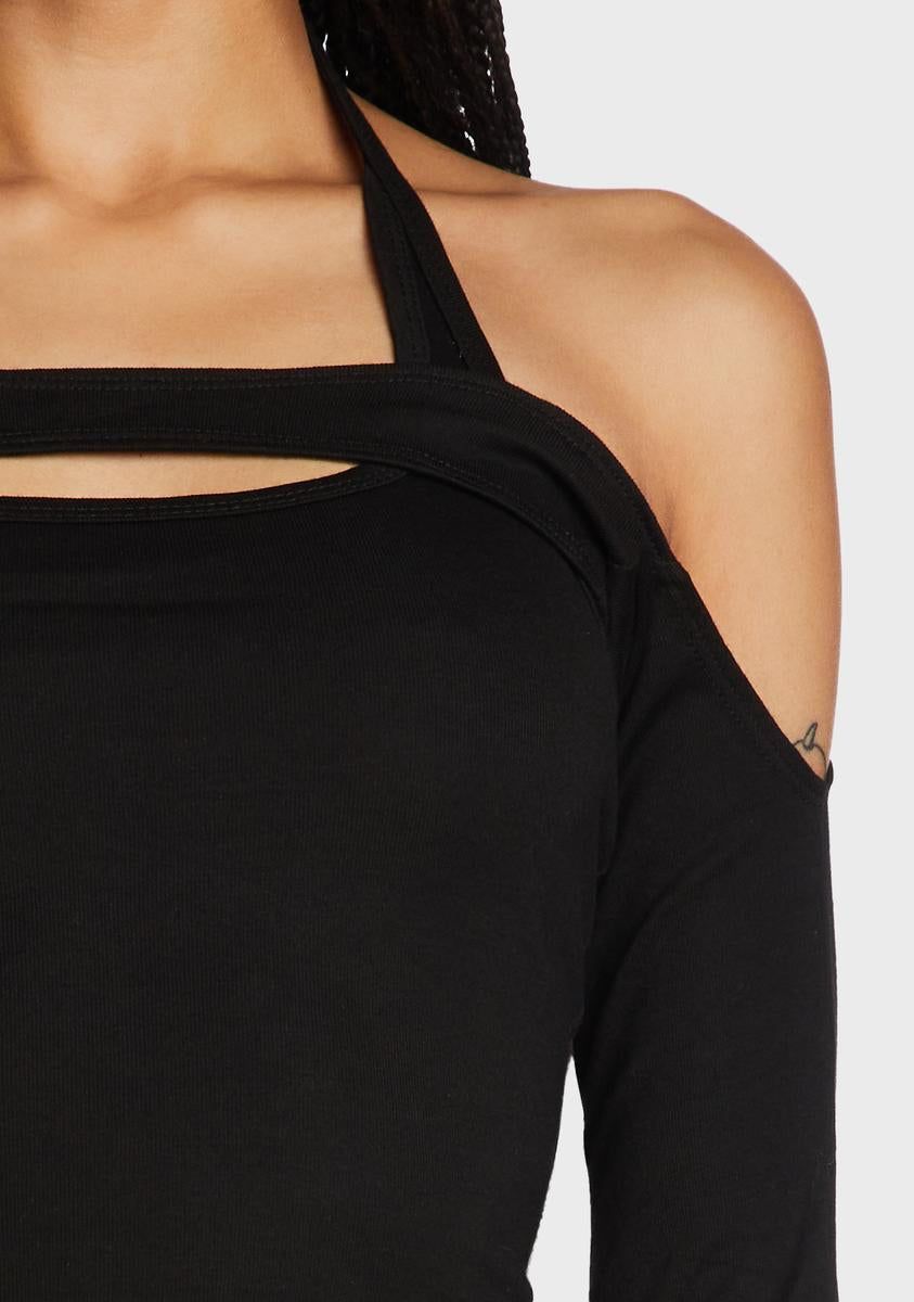 Tansy Off The Shoulder Halter Top sold by Dolls Kill product image thumbnail 2