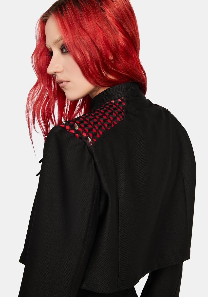 Studded Moto Jacket sold by Dolls Kill product image thumbnail 4