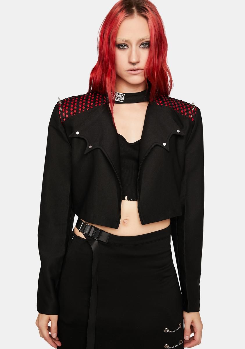 Studded Moto Jacket sold by Dolls Kill