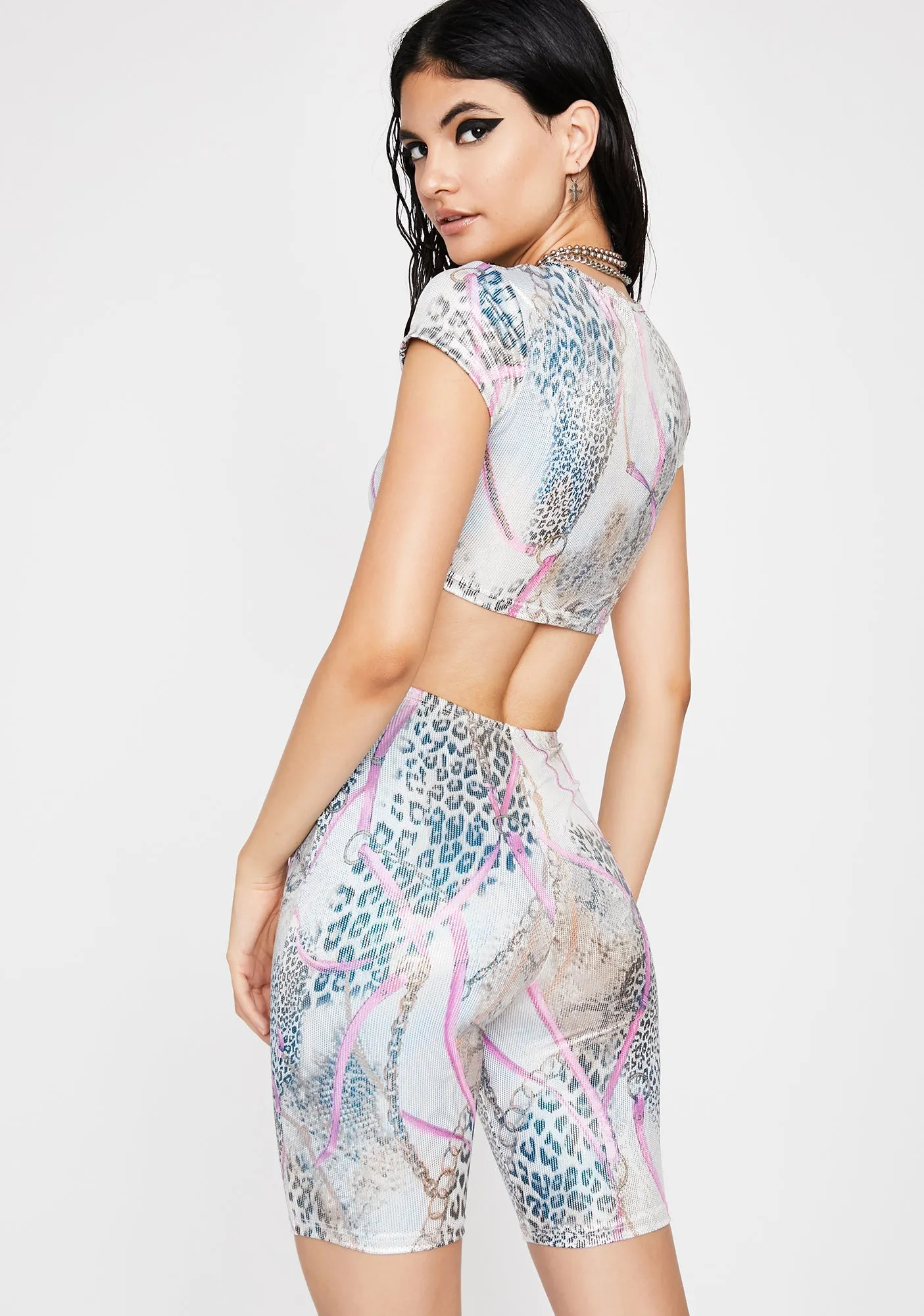 Animal Party Shorts Set sold by Dolls Kill product image thumbnail 4